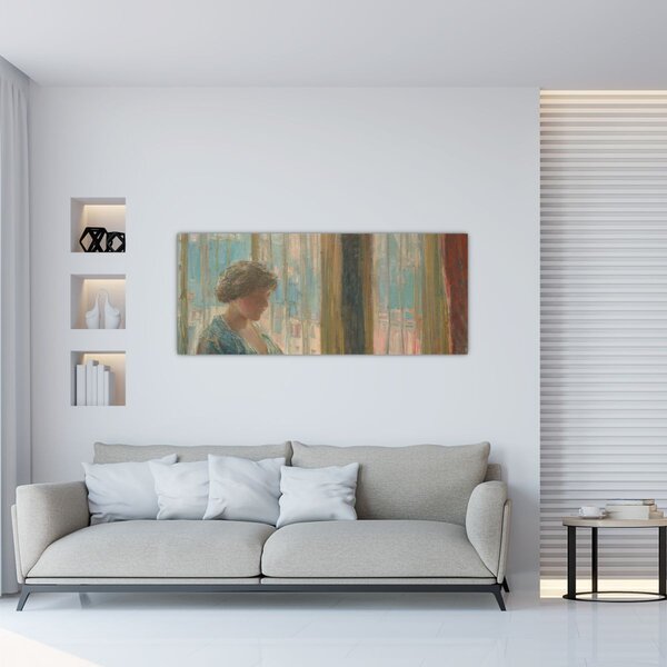 Tablou - Childe Hassam, The New York Window, reproducere (120x50 cm)