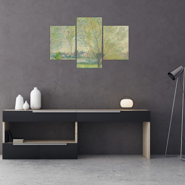 Tablou - Claude Monet, The Willows, reproducere (90x60 cm)