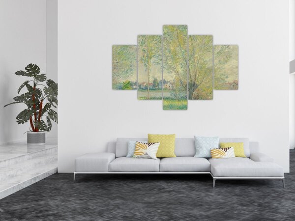 Tablou - Claude Monet, The Willows, reproducere (150x105 cm)
