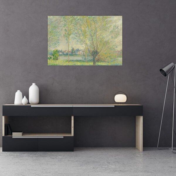 Tablou - Claude Monet, The Willows, reproducere (90x60 cm)