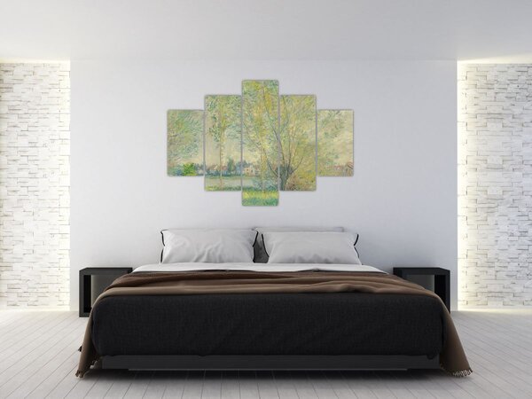Tablou - Claude Monet, The Willows, reproducere (150x105 cm)