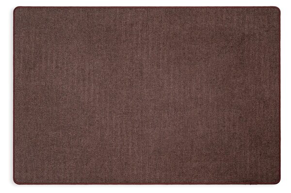 Covoraș Universal Antiderapant Wool, 45 75 cm, Poliester, Bază din Cauciuc, Maro 45 x 75
