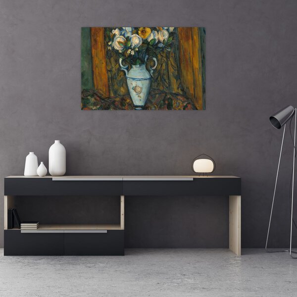 Tablou - Paul Cézanne, Vase of Flowers, reproducere (90x60 cm)