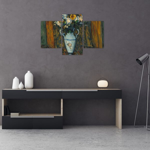 Tablou - Paul Cézanne, Vase of Flowers, reproducere (90x60 cm)