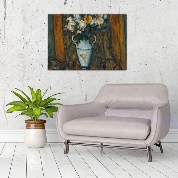 Tablou - Paul Cézanne, Vase of Flowers, reproducere (70x50 cm)