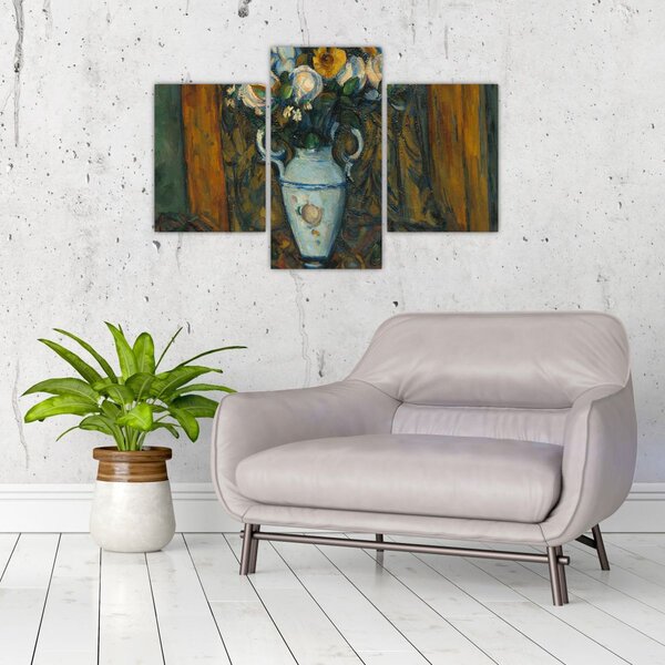 Tablou - Paul Cézanne, Vase of Flowers, reproducere (90x60 cm)