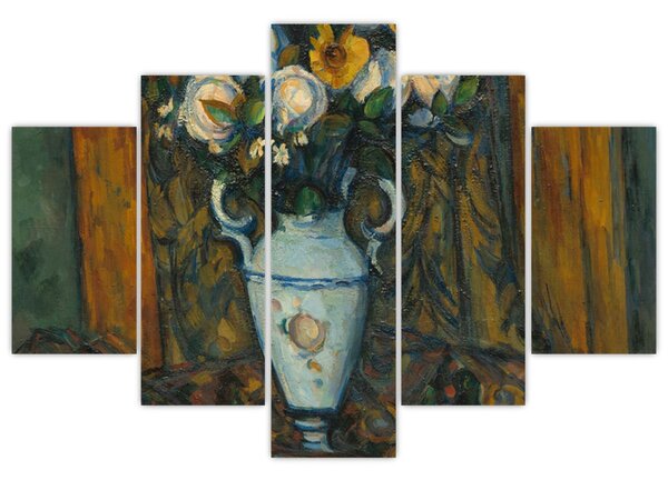 Tablou - Paul Cézanne, Vase of Flowers, reproducere (150x105 cm)