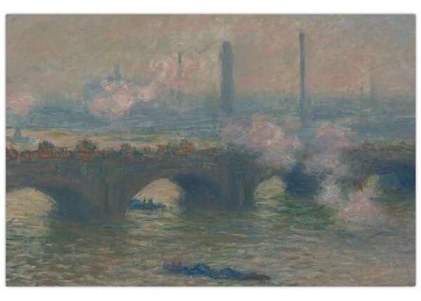 Tablou - Claude Monet, Waterloo Bridge, Gray Day, reproducere (90x60 cm)