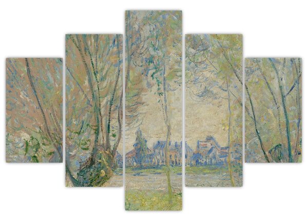 Tablou - Claude Monet, Woman Seated under the Willows, reproducere (150x105 cm)