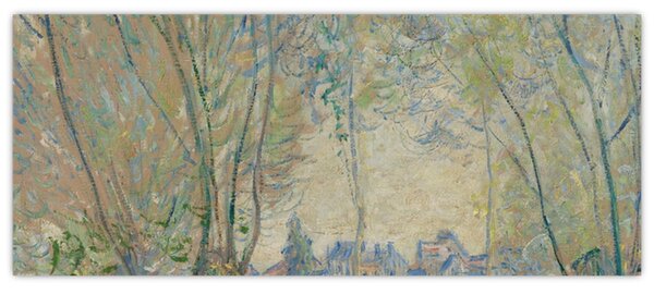 Tablou - Claude Monet, Woman Seated under the Willows, reproducere (120x50 cm)