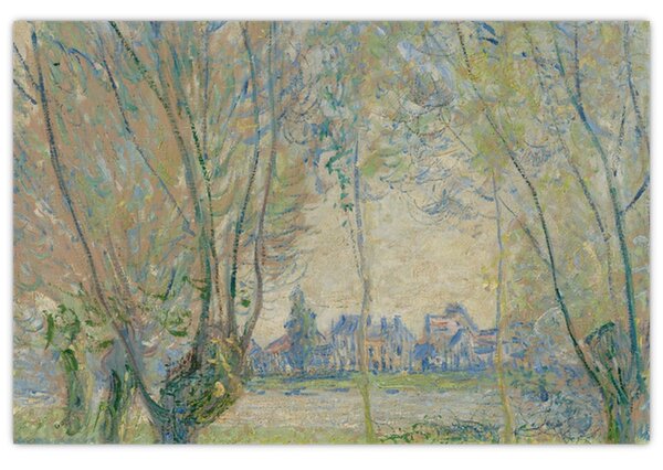 Tablou - Claude Monet, Woman Seated under the Willows, reproducere (90x60 cm)