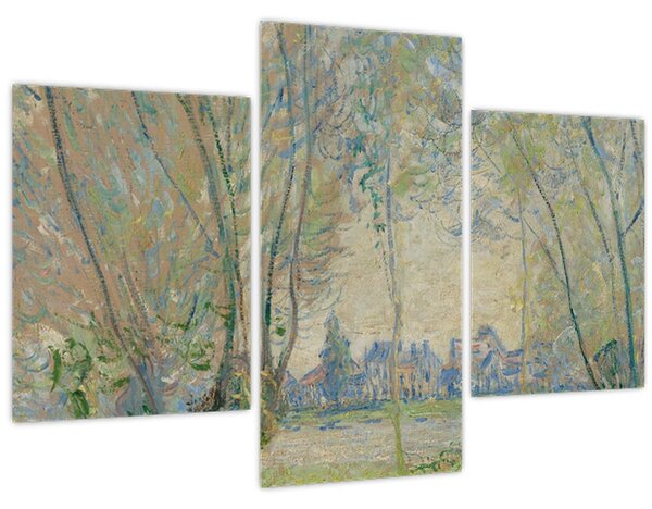 Tablou - Claude Monet, Woman Seated under the Willows, reproducere (90x60 cm)