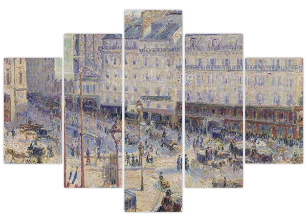 Tablou - Camille Pissarro, The Place du Havre, reproducere (150x105 cm)