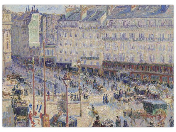 Tablou - Camille Pissarro, The Place du Havre, reproducere (70x50 cm)