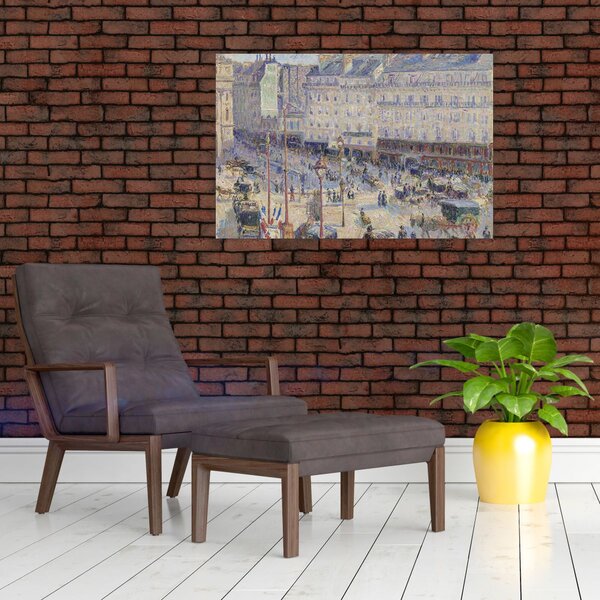 Tablou - Camille Pissarro, The Place du Havre, reproducere (90x60 cm)