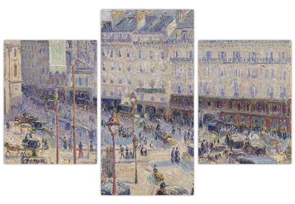 Tablou - Camille Pissarro, The Place du Havre, reproducere (90x60 cm)