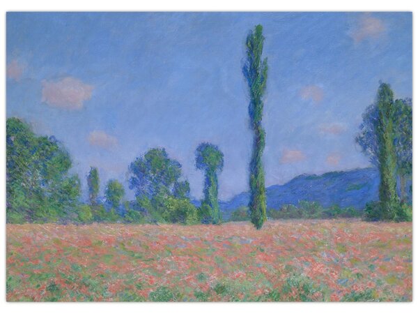 Tablou - Claude Monet, Poppy Field (Giverny), reproducere (70x50 cm)