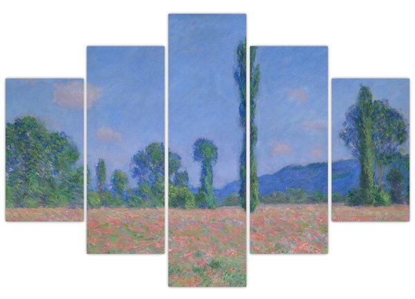 Tablou - Claude Monet, Poppy Field (Giverny), reproducere (150x105 cm)