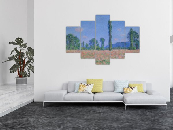 Tablou - Claude Monet, Poppy Field (Giverny), reproducere (150x105 cm)