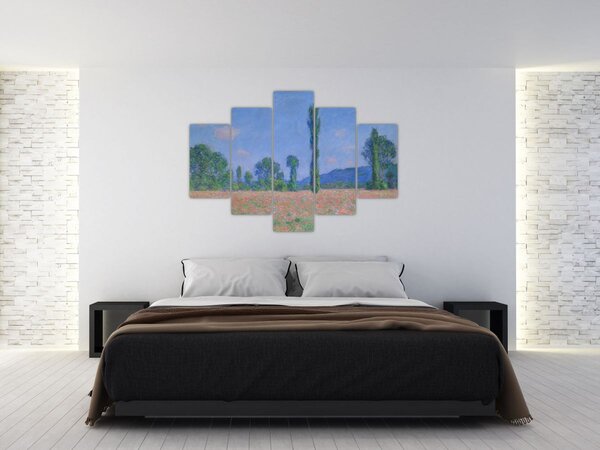Tablou - Claude Monet, Poppy Field (Giverny), reproducere (150x105 cm)