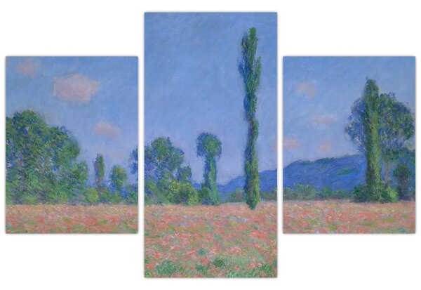 Tablou - Claude Monet, Poppy Field (Giverny), reproducere (90x60 cm)