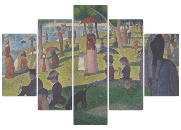 Tablou - Georges Seurat, A Sunday on La Grande Jatte, reproducere (150x105 cm)