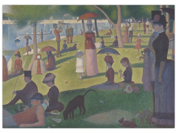 Tablou - Georges Seurat, A Sunday on La Grande Jatte, reproducere (70x50 cm)