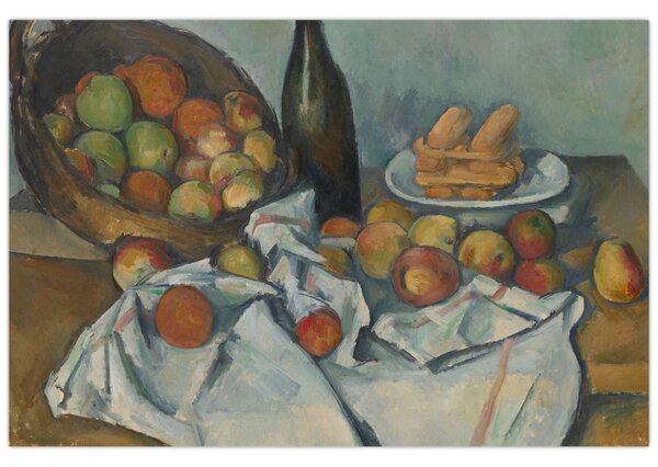 Tablou - Paul Cezanne, The Basket of Apples, reproducere (90x60 cm)