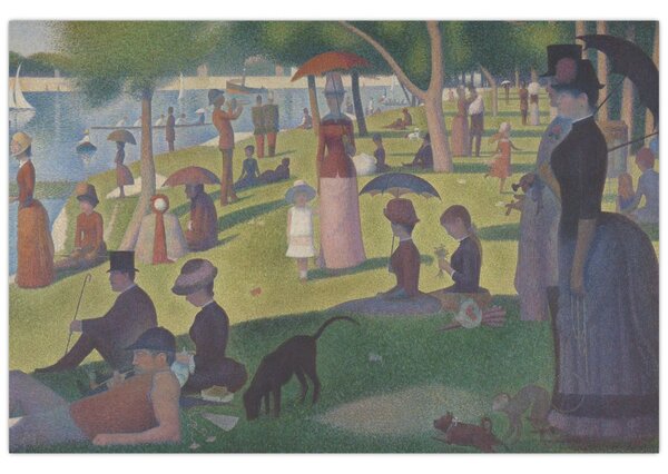 Tablou - Georges Seurat, A Sunday on La Grande Jatte, reproducere (90x60 cm)
