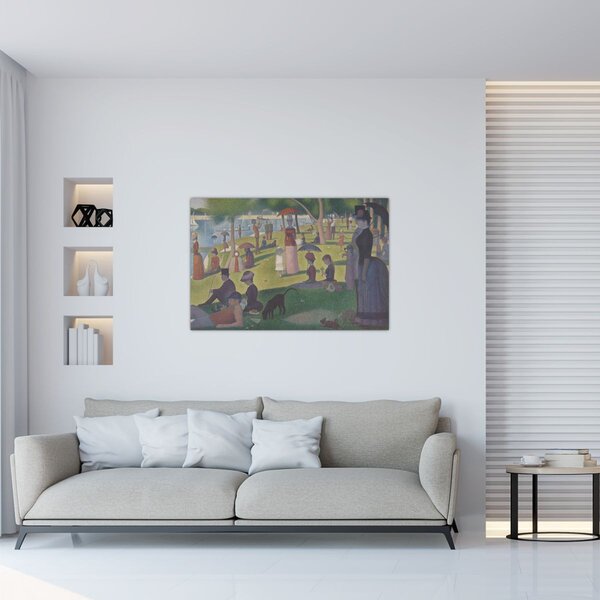 Tablou - Georges Seurat, A Sunday on La Grande Jatte, reproducere (90x60 cm)