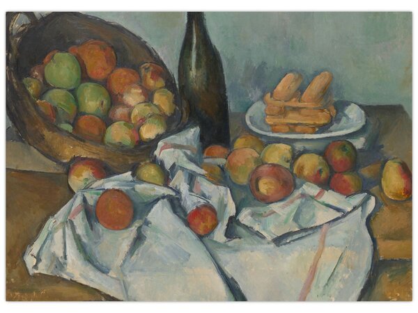 Tablou - Paul Cezanne, The Basket of Apples, reproducere (70x50 cm)