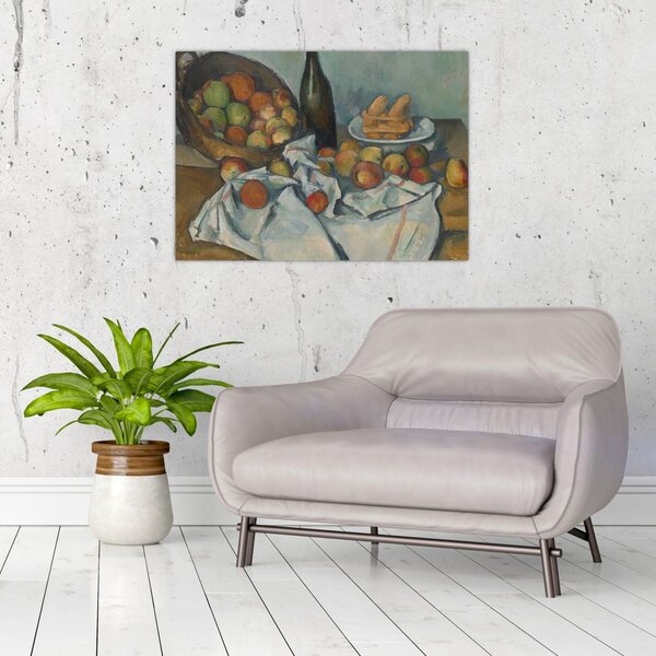 Tablou - Paul Cezanne, The Basket of Apples, reproducere (70x50 cm)