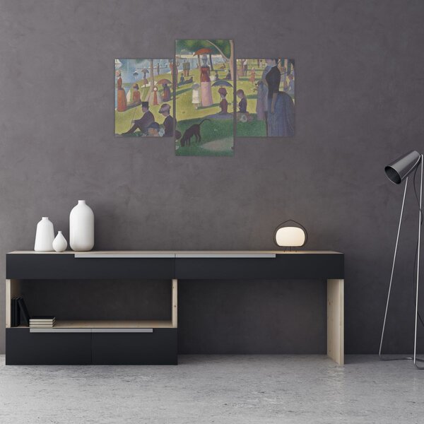 Tablou - Georges Seurat, A Sunday on La Grande Jatte, reproducere (90x60 cm)