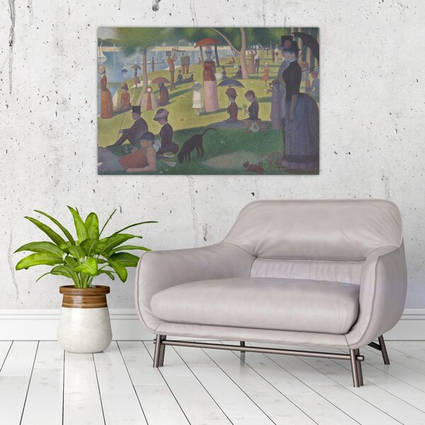 Tablou - Georges Seurat, A Sunday on La Grande Jatte, reproducere (90x60 cm)