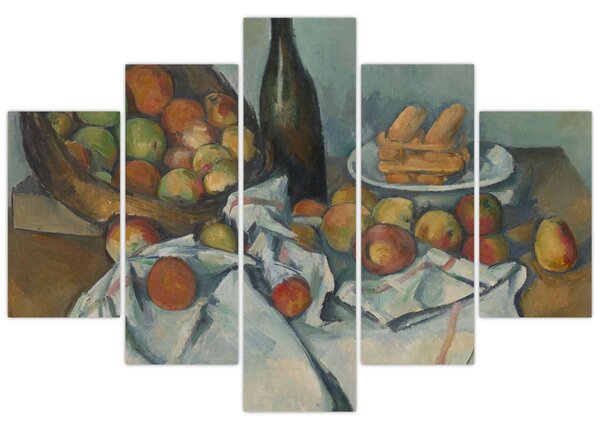 Tablou - Paul Cezanne, The Basket of Apples, reproducere (150x105 cm)