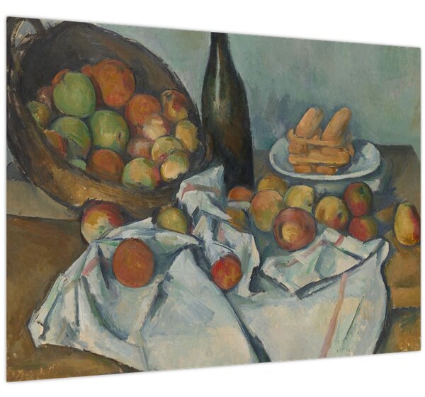 Tablou - Paul Cezanne, The Basket of Apples, reproducere (70x50 cm)