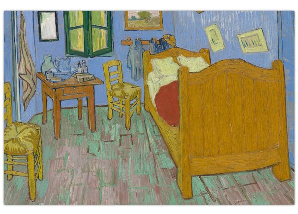 Tablou - Vincent van Gogh, The Bedroom, reproducere (90x60 cm)