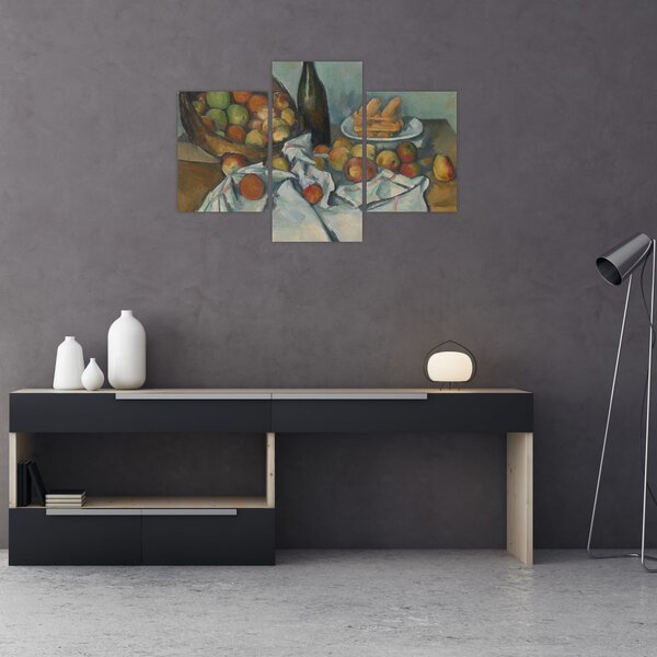Tablou - Paul Cezanne, The Basket of Apples, reproducere (90x60 cm)
