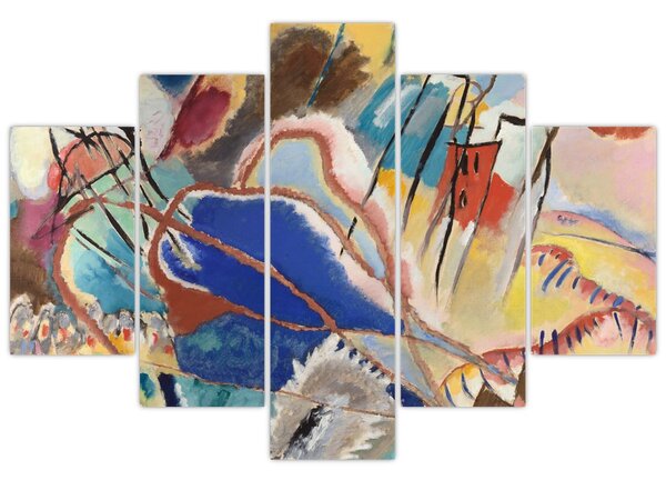 Tablou - Vasily Kandinsky, Improvisation No. 30 (Cannons), reproducere (150x105 cm)