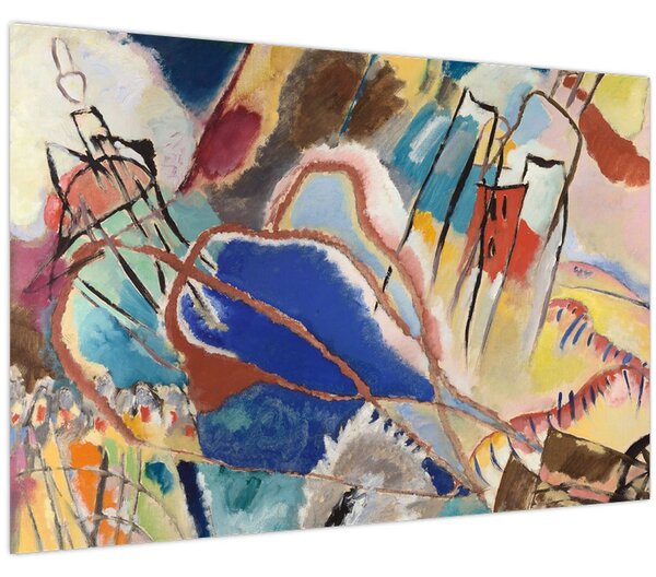 Tablou - Vasily Kandinsky, Improvisation No. 30 (Cannons), reproducere (90x60 cm)