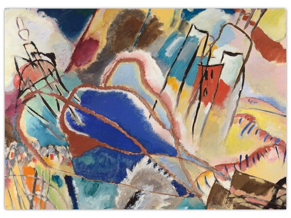 Tablou - Vasily Kandinsky, Improvisation No. 30 (Cannons), reproducere (70x50 cm)