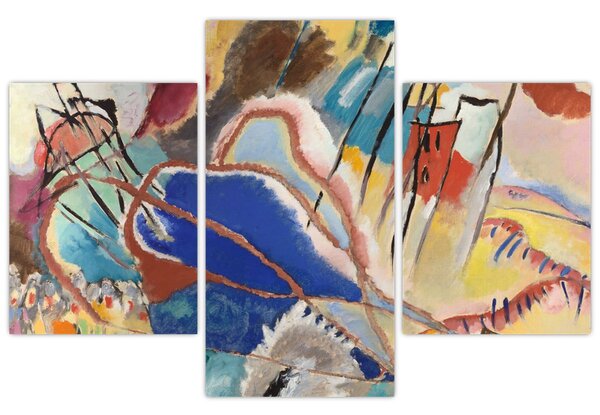 Tablou - Vasily Kandinsky, Improvisation No. 30 (Cannons), reproducere (90x60 cm)