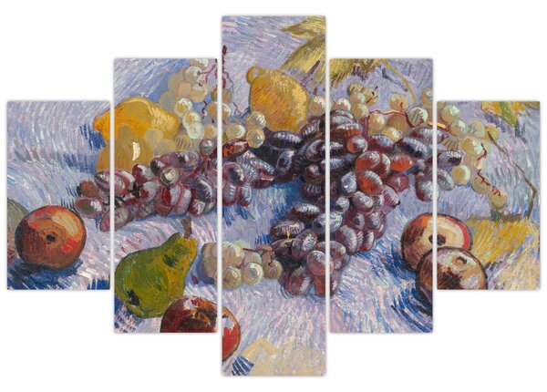 Tablou - Vincent van Gogh, Grapes, Lemons, Pears, and Apples, reproducere (150x105 cm)