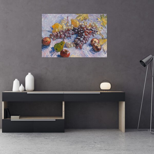 Tablou - Vincent van Gogh, Grapes, Lemons, Pears, and Apples, reproducere (90x60 cm)