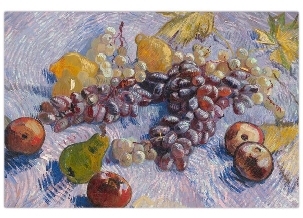 Tablou - Vincent van Gogh, Grapes, Lemons, Pears, and Apples, reproducere (90x60 cm)