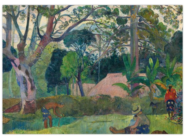 Tablou - Paul Gauguin, Te raau rahi (The Big Tree), reproducere (70x50 cm)