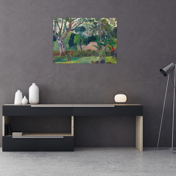 Tablou - Paul Gauguin, Te raau rahi (The Big Tree), reproducere (70x50 cm)