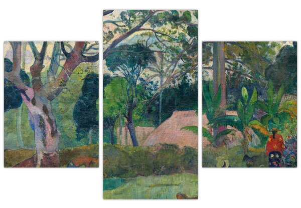 Tablou - Paul Gauguin, Te raau rahi (The Big Tree), reproducere (90x60 cm)