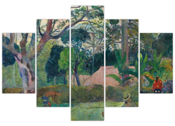 Tablou - Paul Gauguin, Te raau rahi (The Big Tree), reproducere (150x105 cm)
