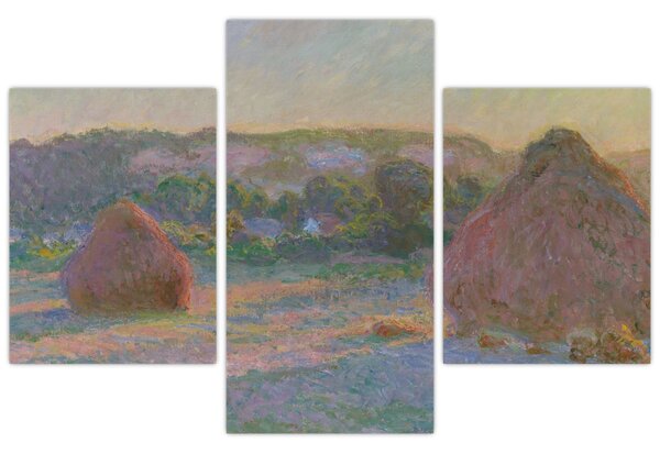 Tablou - Claude Monet, Stacks of Wheat (End of Summer) , reproducere (90x60 cm)